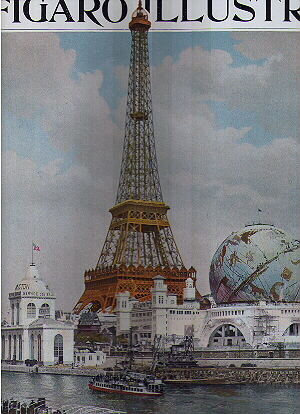 Figaro Illustre 1900 Paris Expo Art Nouveau Eiffel